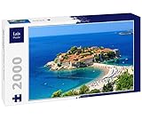 Lais Puzzle Die Insel Sveti Stefan in Budva, Montenegro 2000 Teile