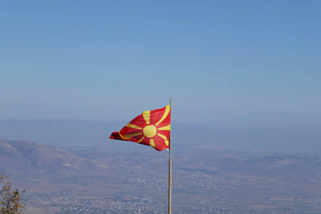 flagge nordmazedonien
