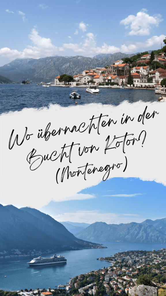 wo übernachten bucht von kotor link