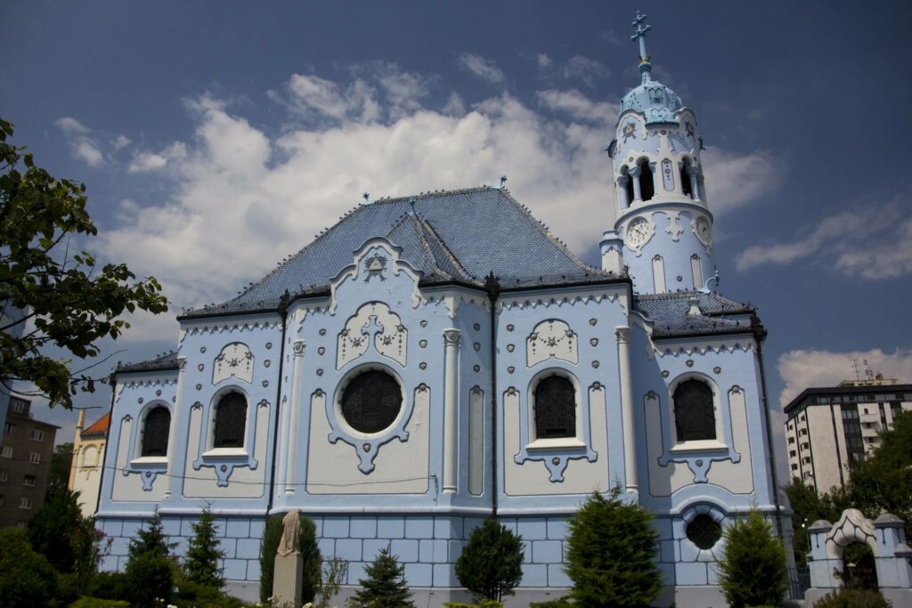 blaue kirche