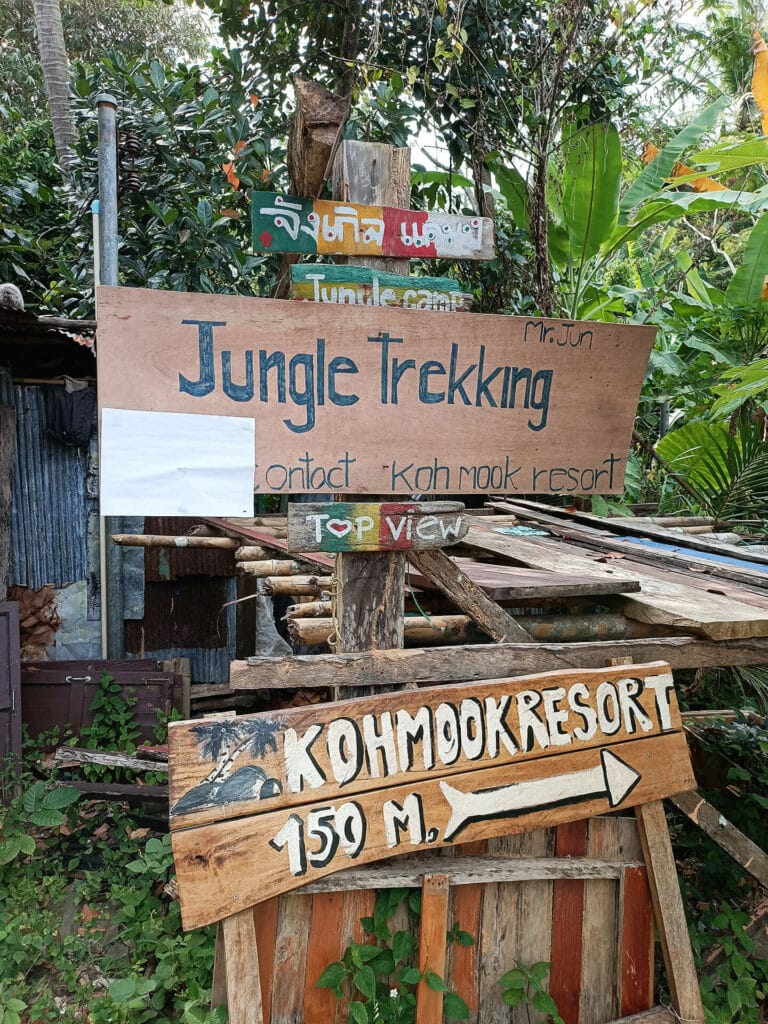 jungle trekking auf koh mook