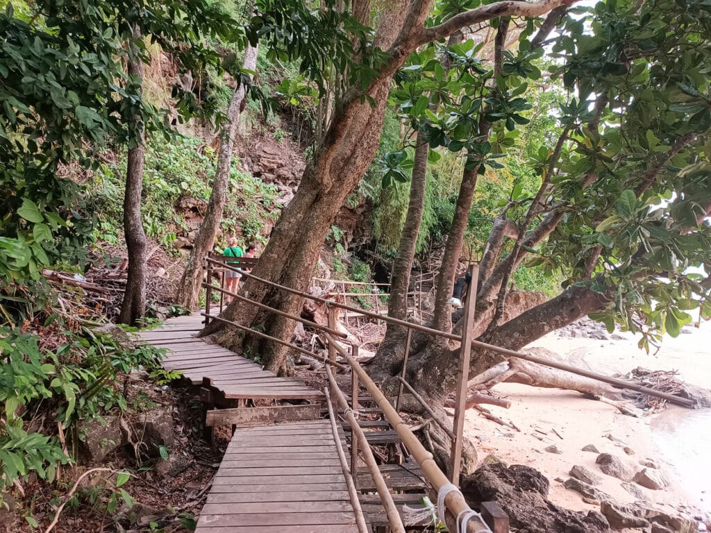 monkey trail ao nang beach