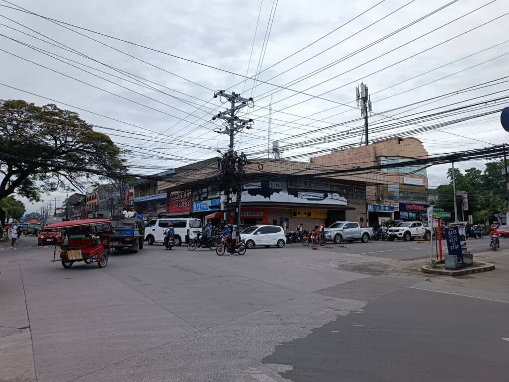 dumaguete zentrum kabelleitungen