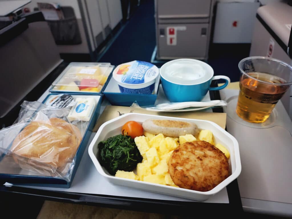 frühstück sri lankan airlines