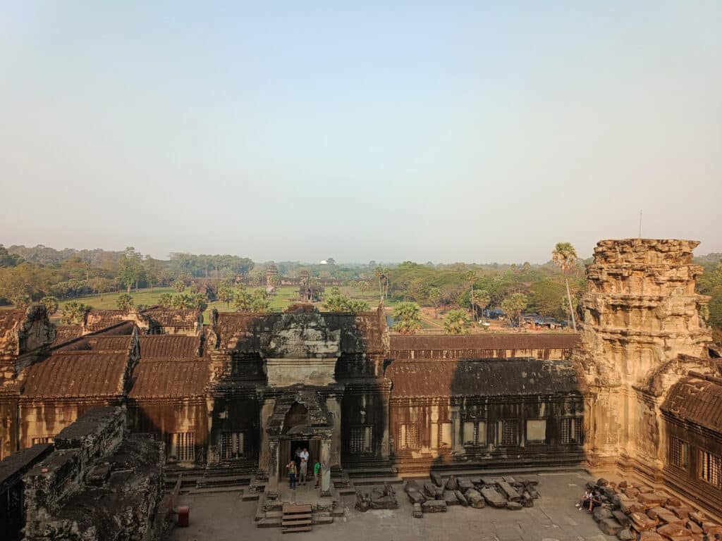 Toller Ausblick: Angkor Wat von oben