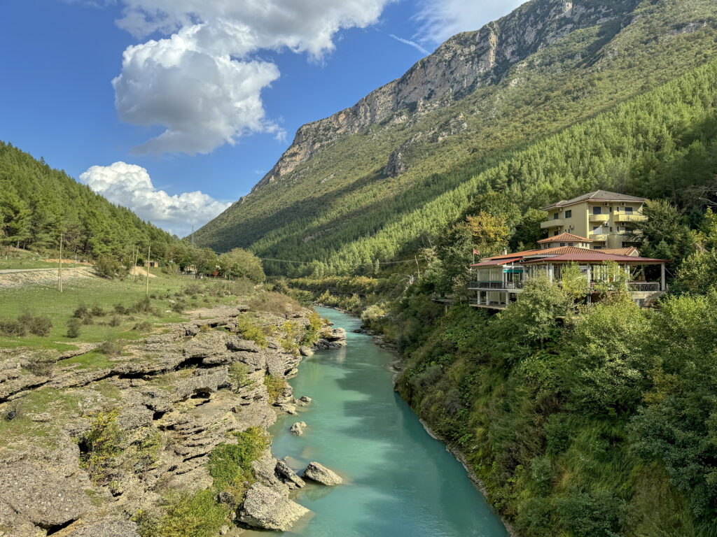 albanien, natur, fluss, berge