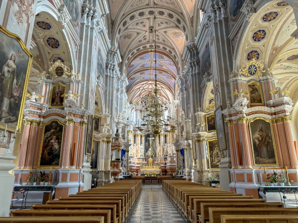 St. Peter und Paul kathedrale kaunas innen