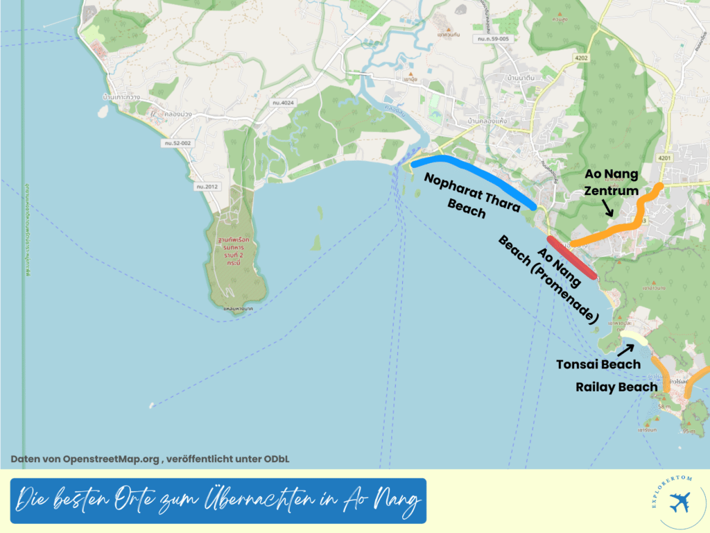 wo übernachten in ao nang - hotel empfehlungen und tipps