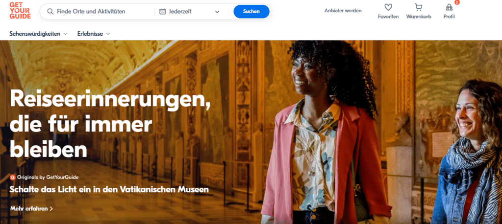 aktivitäten vor ort getyourguide