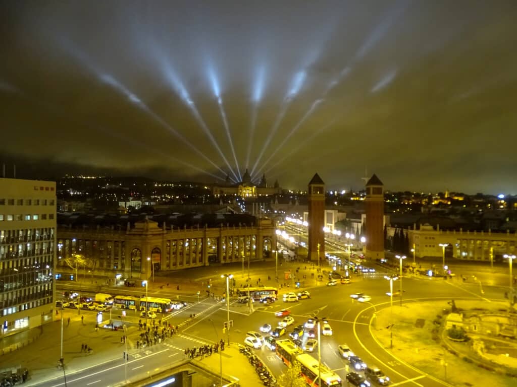 aussicht vom montjuic