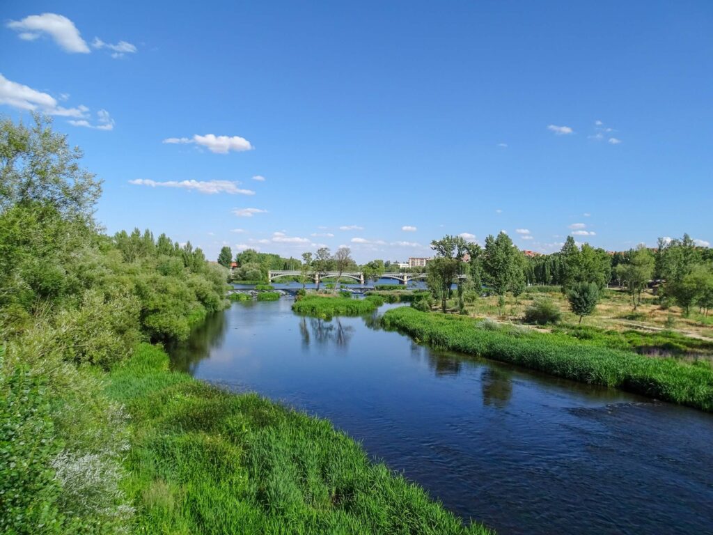 salamanca fluss tormes grünes umfeld