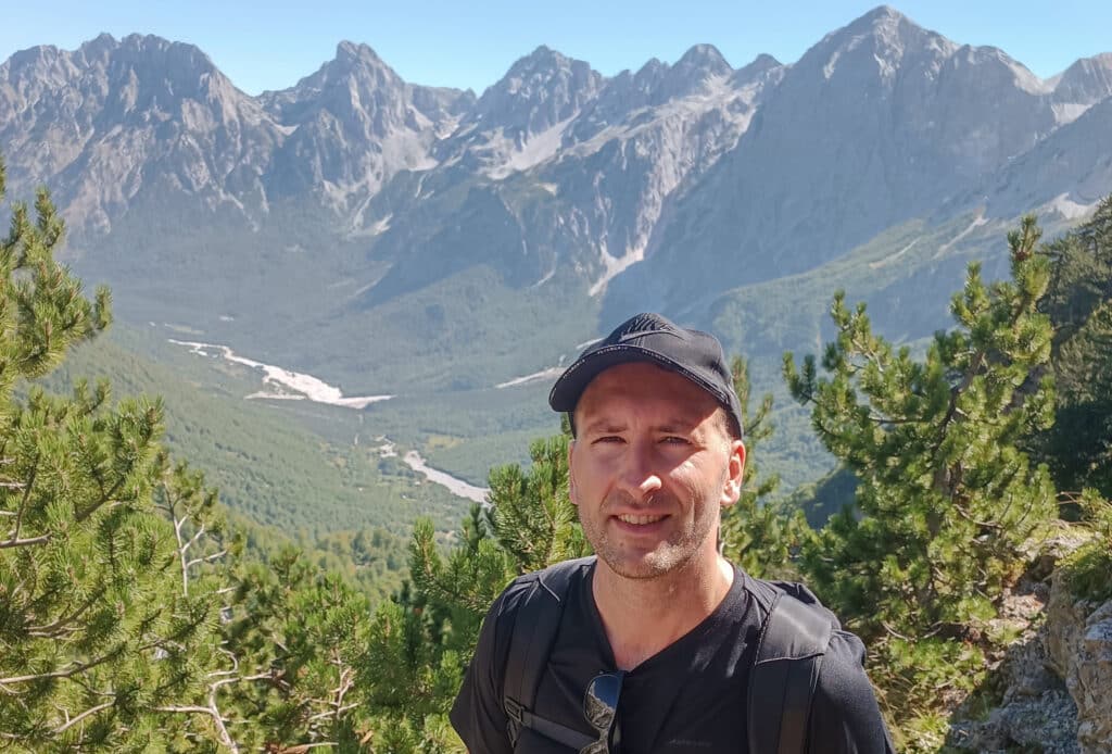 albanien wandern ich