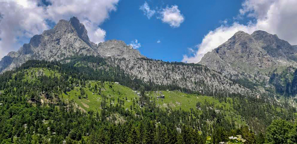 albanische alpen juni