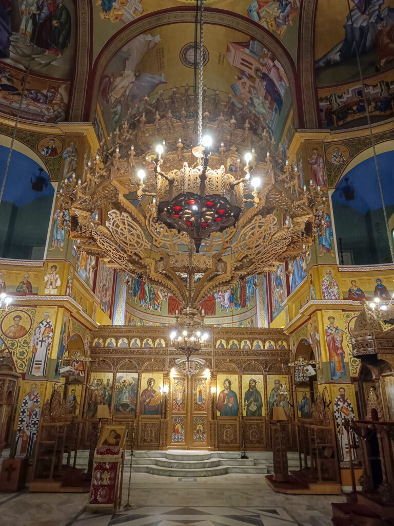 wandmalerien kathedrale in korca