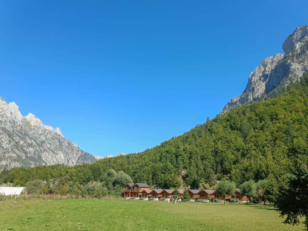 berge, blauer himmel, natur, albanien