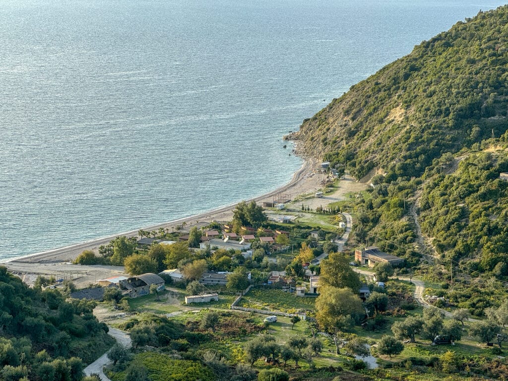 kleine bucht in albanien