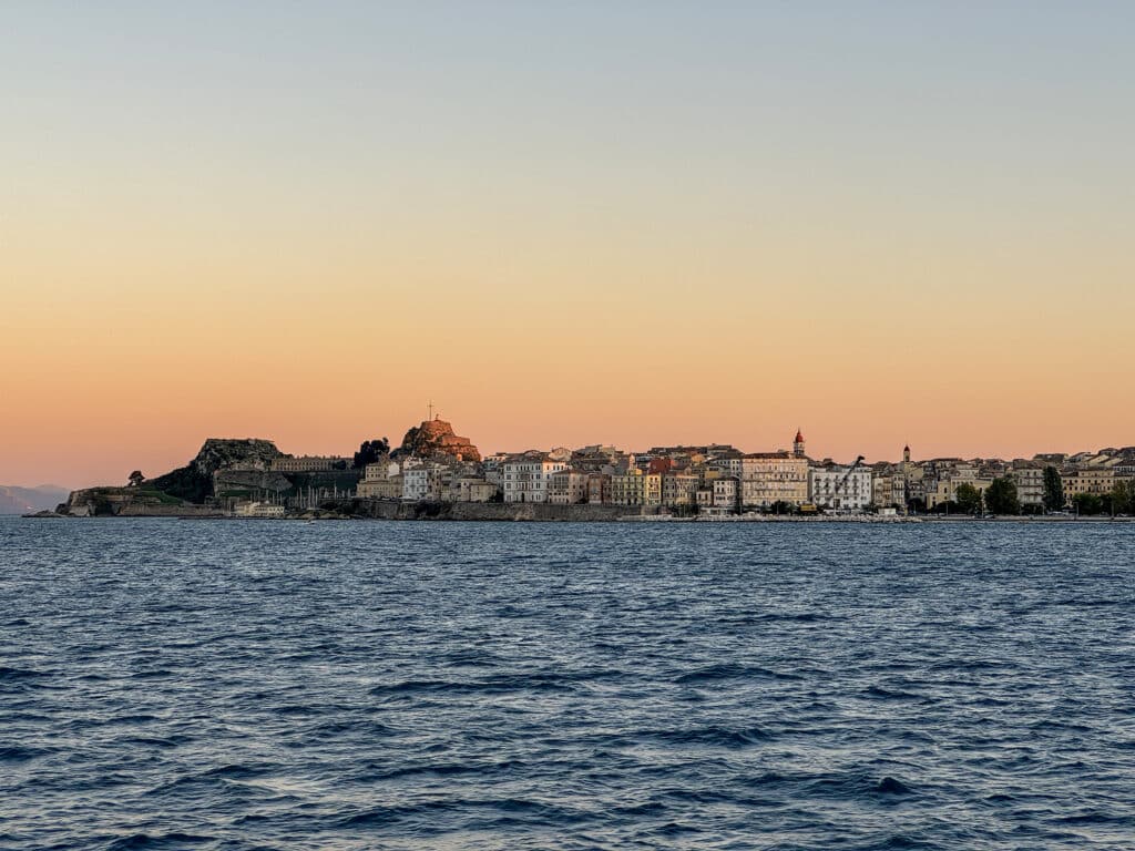 letzter blick auf korfu