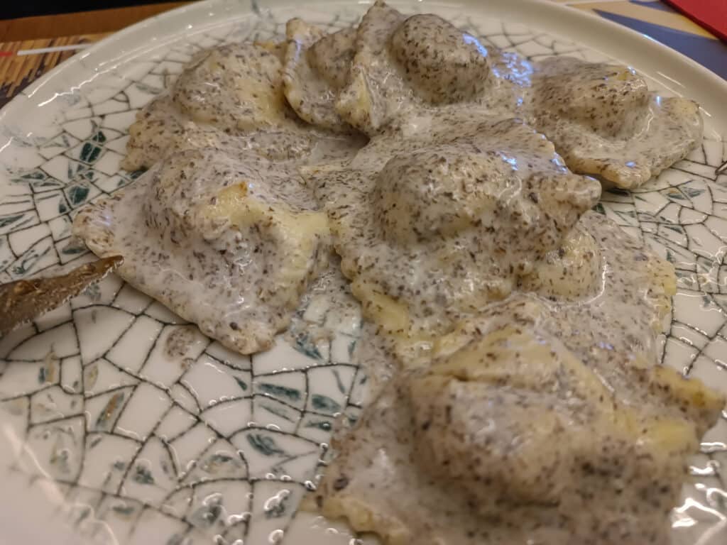 ravioli trüffel