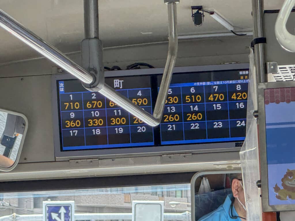 anzeige preis bus okinawa